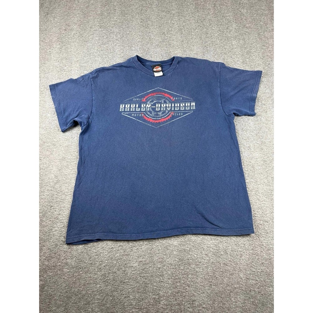 Harley-Davidson Blue Graphic T-Shirt‎ Size XL